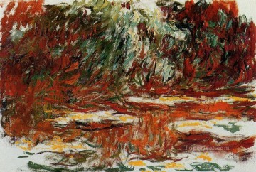 Flores Painting - El estanque de nenúfares 1919 Claude Monet Impresionismo Flores
